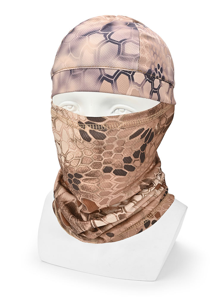 Ciclismo forro tapa verano hombres al aire libre de la motocicleta capucha transpirable protección UV protección solar cara cubierta máscara camuflaje