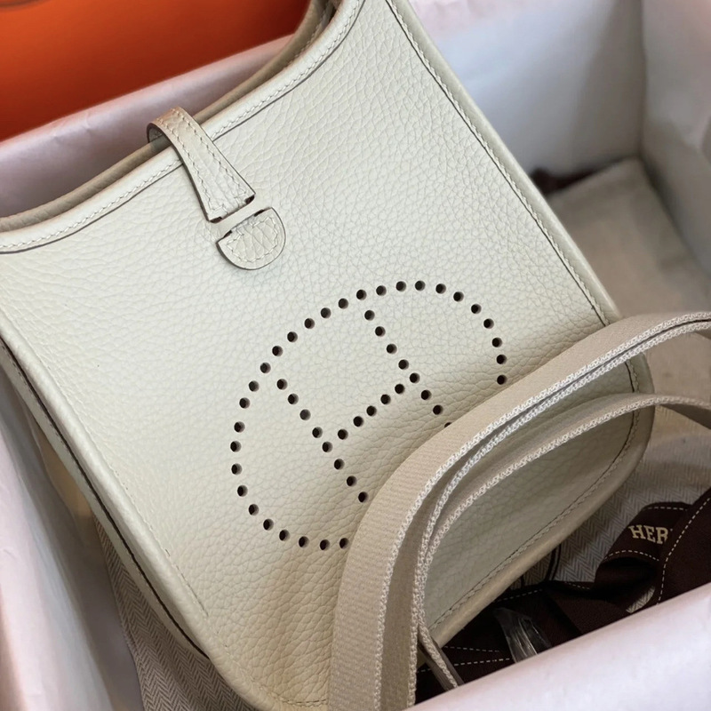 High Version Evelyn Crossbody Bag TC Leather Top Layer Cowhide Women's Bag Texturized All-match Real Leather Bag Litchi Pattern Shoulder Bag