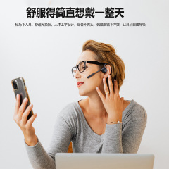 クロスボーダー専用骨伝導bluetoothイヤホンCVCダブルノイズマイクロホン付き耳開き式無線ビジネスイヤホン