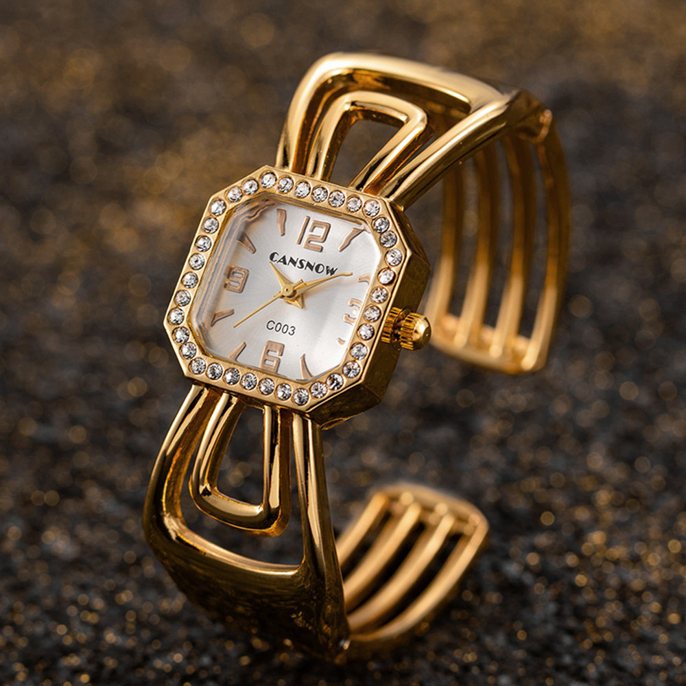 All Seasons Season Vintage Style Geometric Alloy Strap Quartz Watch