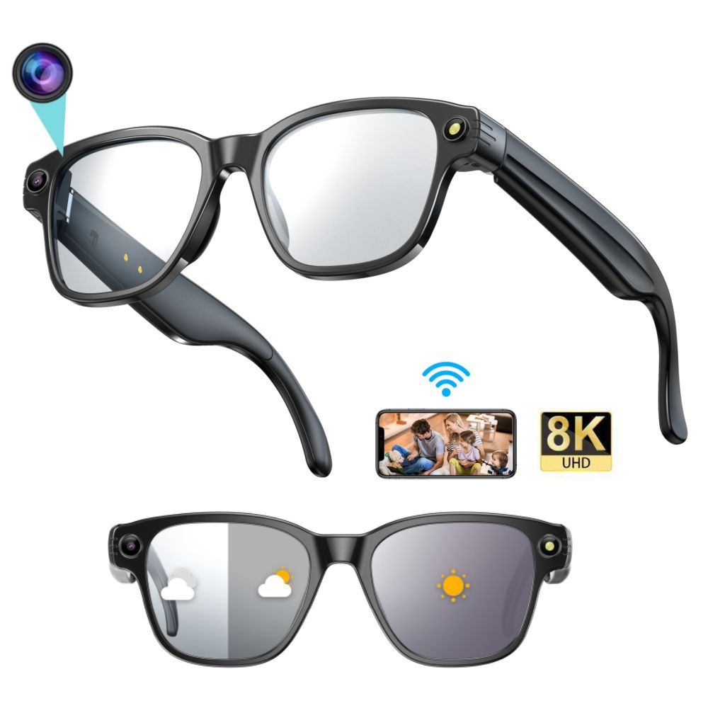 L801 Smart Glasses 4Gb Wireless Contact Ai Chatgpt Translation Ip67 Waterproof Touch Voice Control