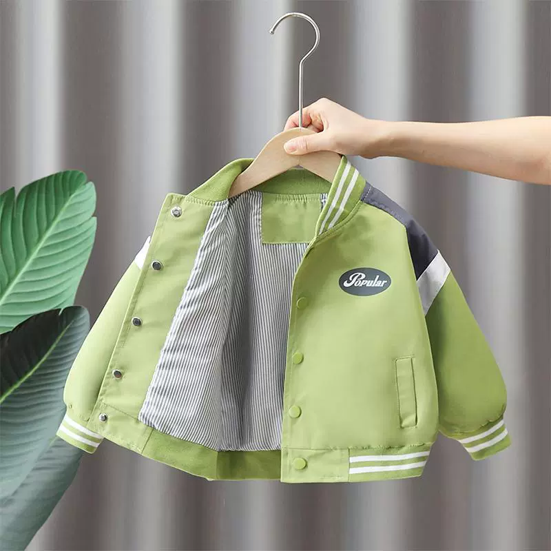 Бейсбольная куртка для мальчиков, новая стильная детская куртка для малышей весной и осенью, красивое детское тонкое повседневное пальто ранней летом.