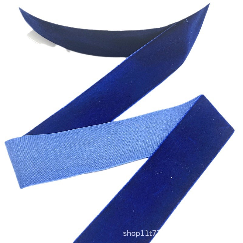 2.7 Métro / paquete de terciopelo de 38 mm boda hecha a mano cinta embalaje de regalo arco DIY decoración de fiesta Santa