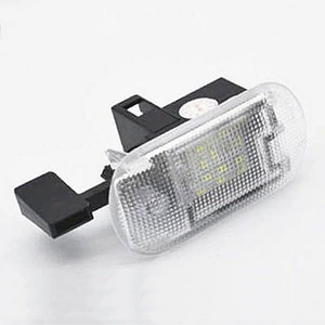 2 license plate lights, 18 LED white lights, suitable for Volkswagen Beetle 02-05, Golf 98-06, and Touran 03-13