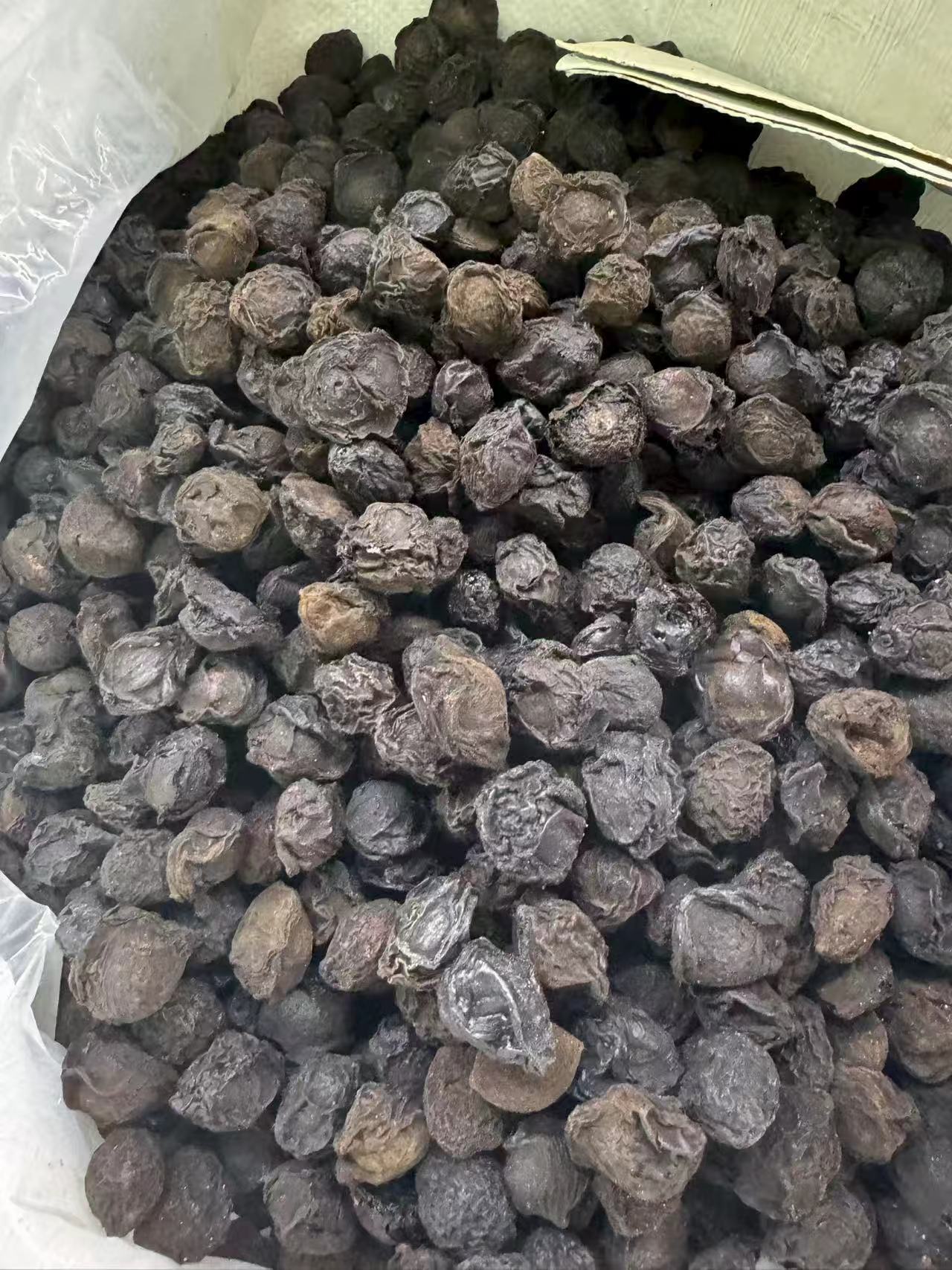 Dried Wu Mei Dark Plum Whole Fruit 1000g Bag for Sour Plum Drink and Herbal Decoction details