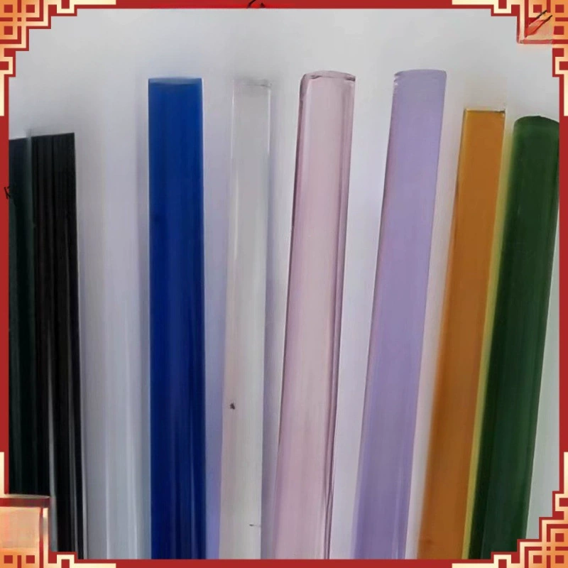 Стеклянный стержень из высокоборосиликатного стекла, цветное стекло, лампворк, может быть обожжен, твердый материал, ручная работа, DIY, сырье, цветной стеклянный стержень, твердый.