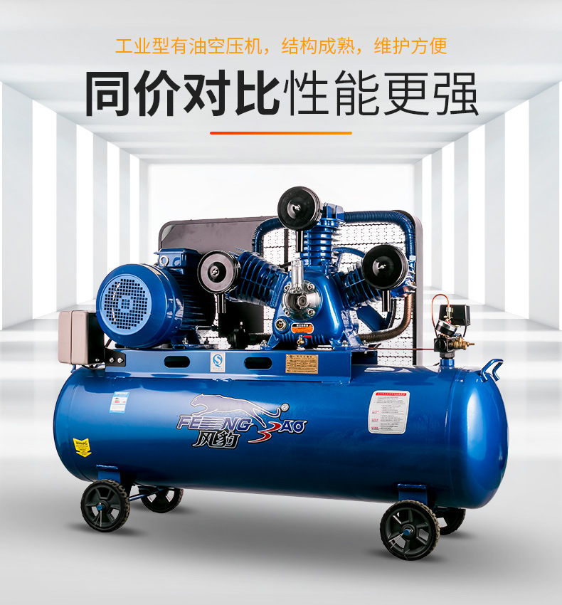 Shanghai Fengbao Air Compressor Industrial Grade Air Compressor Large High-Pressure Air Pump High Power 380V