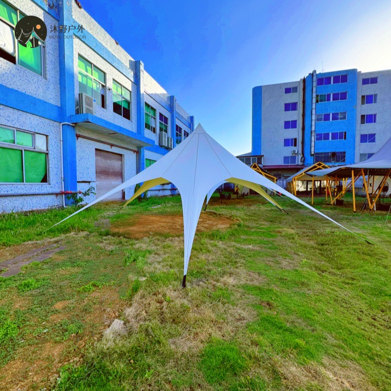 Campamento al aire libre de Muye, campamento de 6 metros, gran cortina de octopus, fabricante de tela de Oxford
