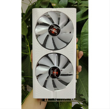 白色RX5808GB2048双接口高清台式机电脑游戏显卡吃鸡游戏显卡装机