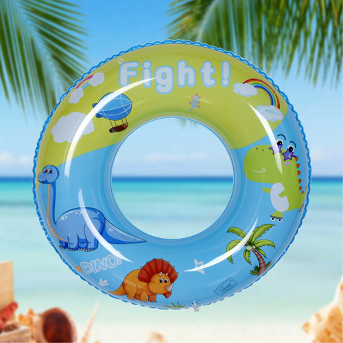 Swimming ring mermaid children and adults thickened cartoon astronaut lifebuoy armpit ring cute girl pink