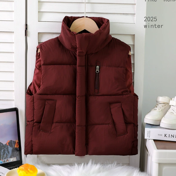 Burgundy (zipper vest)