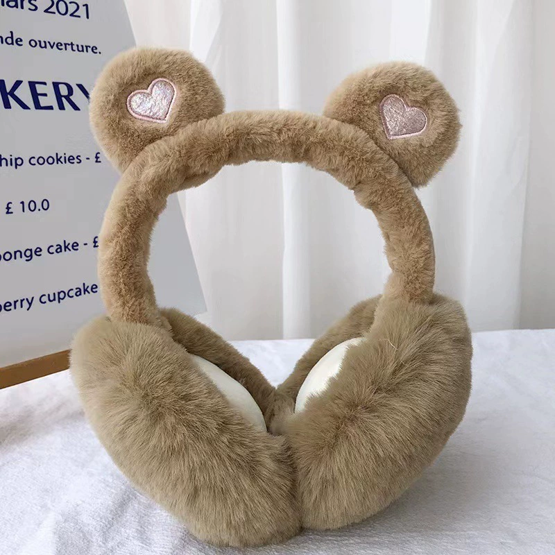 Winter Love 2024 новые женские зимние наушники-наушники от ветра и холода, головной убор, защита ушей студентов, тёплые и молодёжные
