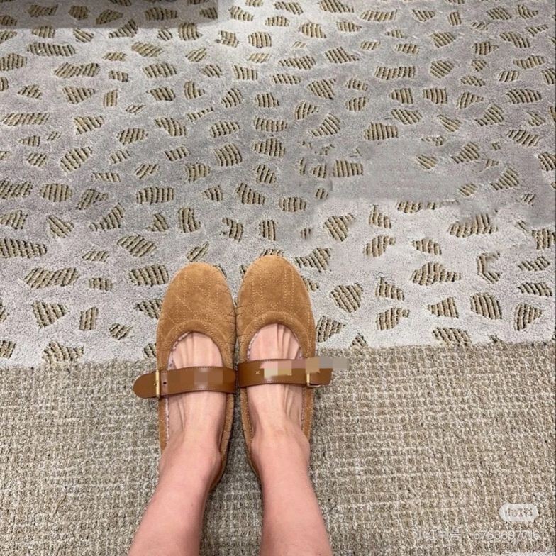 2026 Autumn and Winter New Wool Mary Jane Ballet Shoes Plaid Casual Soft Retro Loafers Flats 2026 Autumn and Winter New Wool Mary Jane Ballet Shoes Plaid Casual Soft Retro Loafers Flats
