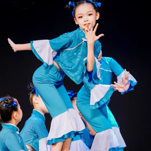 古典舞马儿嘟嘟儿童演出服民族群舞板凳乖乖舞蹈服童忆道具凳子