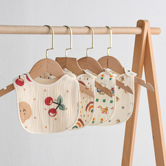 ins newborn saliva bag baby bib infant bib gauze baby saliva towel a type cotton saliva bib