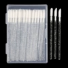Straight -headed crystal rod silver
