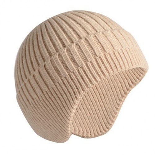 Winter and Autumn Knitted Hat with Fleece Lining and Thick Fabric, Ear Cover Head Hat for Cold Protection and Warmth, Unisex