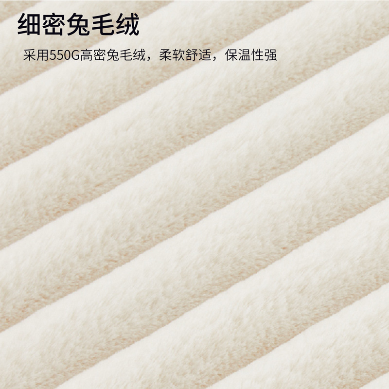 跨境宠物窝加厚兔毛绒冬新款高克重保暖宠物沙发舒适猫垫狗窝睡垫|undefined