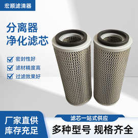 油雾收集器分离器净化滤芯聚结分离滤芯机械工程用油气分离滤芯