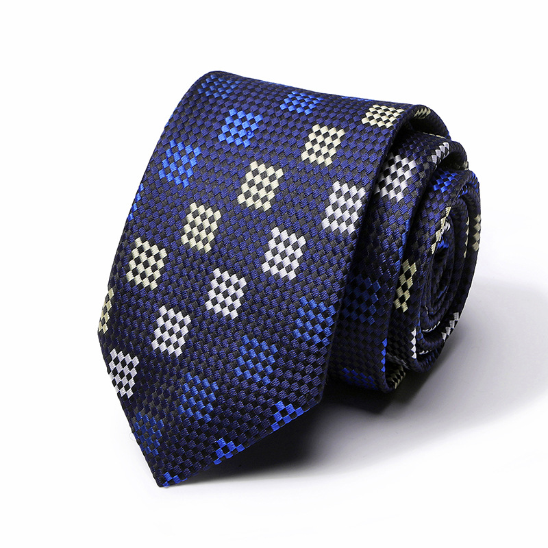 Polyester Silk 8cm Business Men's Formal Wedding Studio Tie_voghion.com