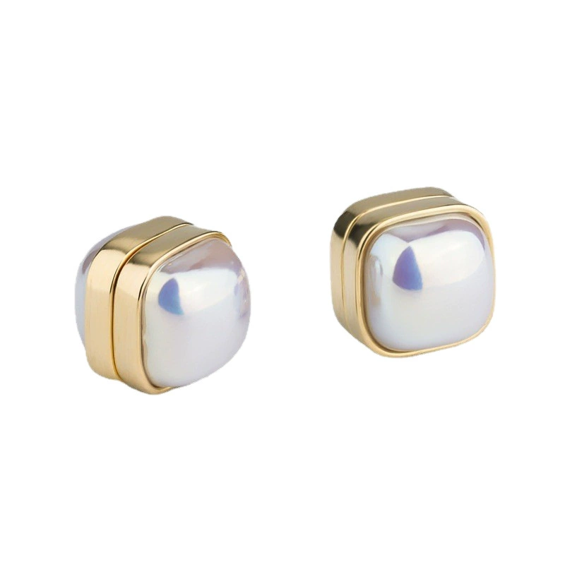 Серьги из жемчуга, сильный магнит, клипсы для ушей, бусины, аксессуар, без упоминания маркетплейсов, европейский стиль