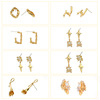 Design earrings, advanced fashionable silver needle, trend of season, silver 925 sample, high-quality style, wholesale