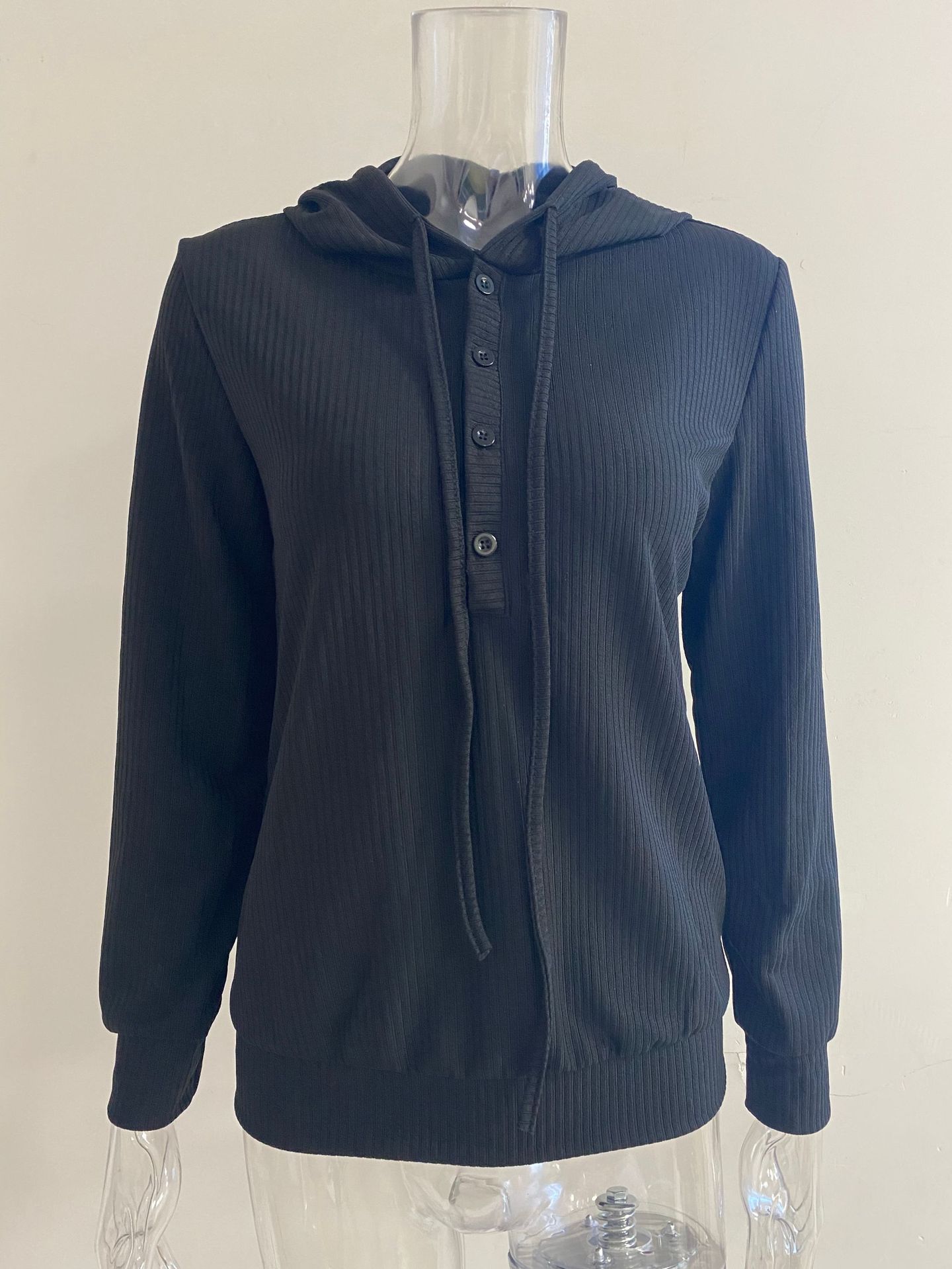 329g Weight Long Sleeve Sleeve Length Zipper Placket Type Regular Sleeve Sleeve Type Cotton Blend, Polyester Fabric Type Regular Top Length Hoodie Tops Type Daily Occasion Hooded Neckline Warm Function Loose Fit Type Solid Color Pattern Autumn Season Women's Gender Casual Style Women's Hoodie Long Sleeve Hoodies & Sweatshirts Casual Solid Color 11