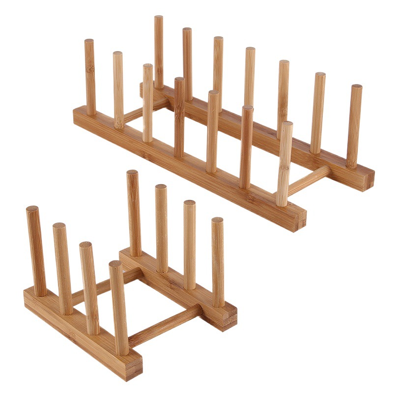 Uno de madera y un maestro de la cocina tazón de drenaje Placa de placa de la placa de corte Copa de agua estante de la torta de té estante de almacenamiento de CD fabricante