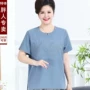 夏季短袖新款妈妈t恤衫