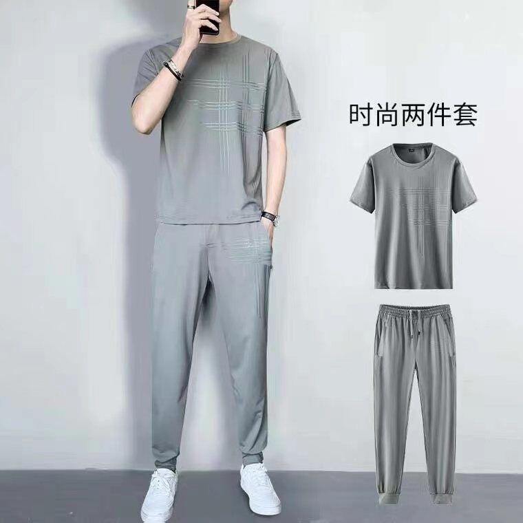 Northern Territory Wolf Quick-Dry Casual Suit for Men, Summer Thin Sports Wear, Loose Breathable High-Elastic T-Shirt, Air-Conditioned Long Pants Northern Territory Wolf Quick-Dry Casual Suit for Men, Summer Thin Sports Wear, Loose Breathable High-Elastic T-Shirt, Air-Conditioned Long Pants