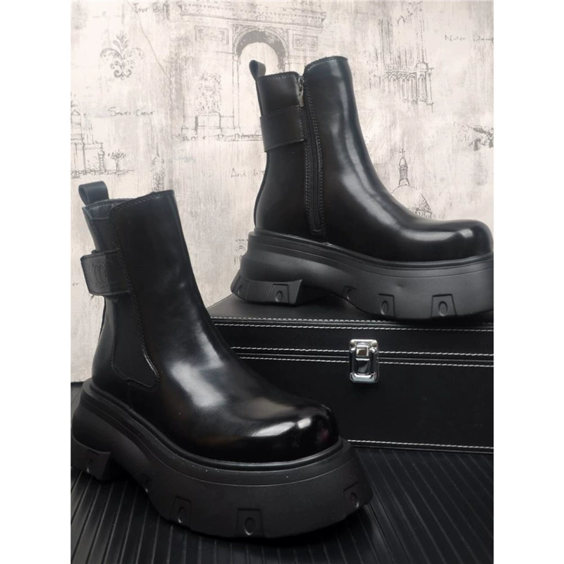 Martens, warm chelsea, keep warm trend low boots, genuine leather