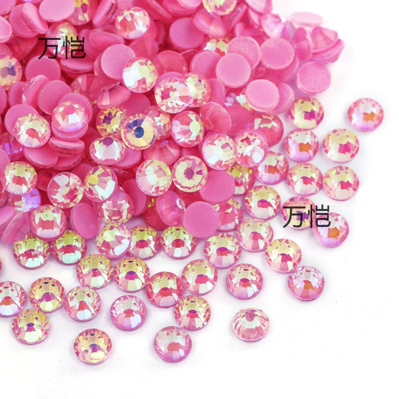 Розовый гальванизированный кристаллический стекло плоское дно бриллиант DIY rhinestone маникюр бриллиант чехол для телефона жесткий медведь rhinestone аксессуары ювелирные изделия