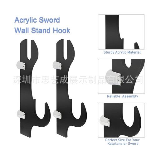 Family Collection Samurai Light Saber Stand Sword Toy Display Stand Acrylic Martial Arts Sword Stand