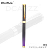 High -end gradient hot gold hollow treasure bead pen plus logo gift pens business steel pen set signature pen metal