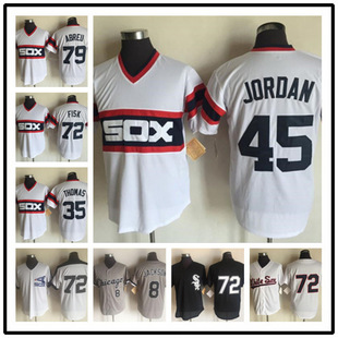 Retro Baseball Jersey Chicago White Sox Chicago White Sox Jersey Embroidered Baseball Jersey
