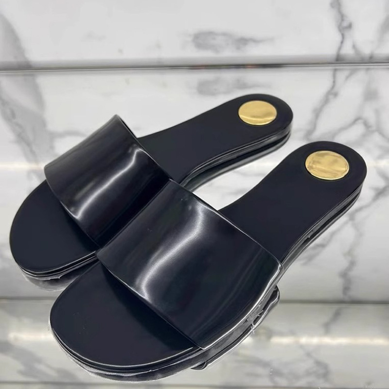 European and American Spring and Summer New Flat Leopard Print Slippers for Women, Suitable for Daily Wear, Summer Sandals, Designer Shoes, Lightweight and Non-Slip