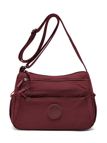 Cross-body bag for men and women's universal anti-theft shoulder bag, multi-pocket mobile phone bag, light and large-capacity commuting bag