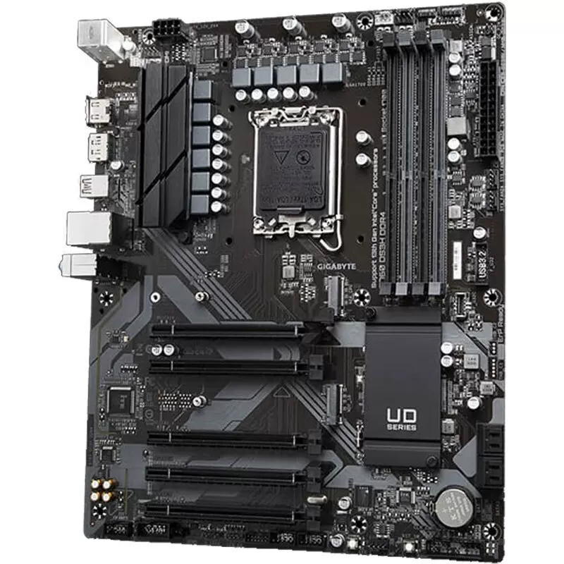 Ультрапрочная материнская плата B760 DS3H DDR4 для киберспорта, совместимая с Intel B760 LGA1700