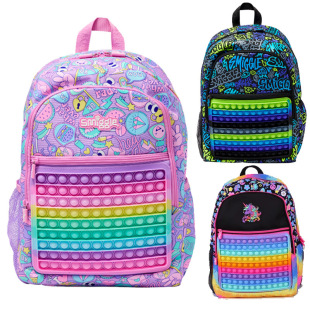 Australia SMIGGLE decompression bubble schoolbag Children with large capacity backpacks backpack primary and secondary school students outdoor leisure bag