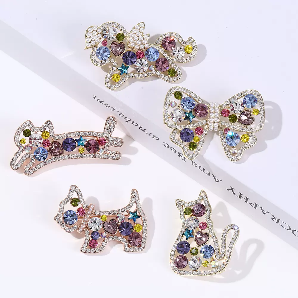 新款热销多彩独角兽胸针原创设计萌趣可爱别针时尚百搭高级感胸花