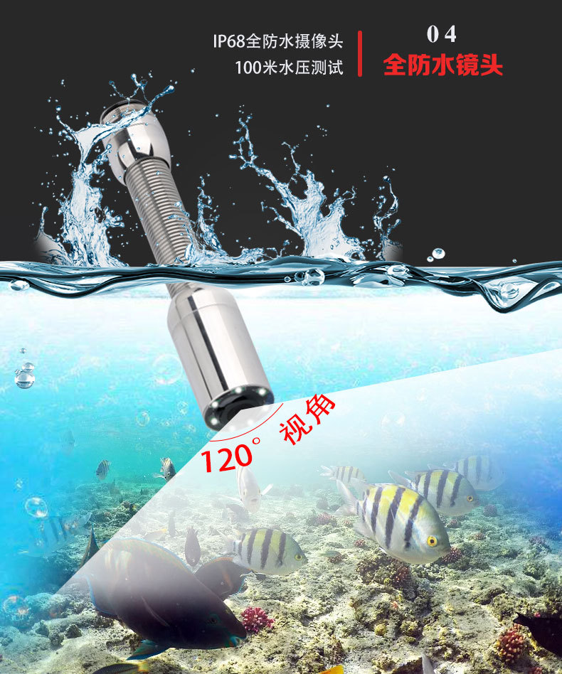 Pipeline Endoscope Industrial Sewer Camera HD Pipe Camera Detector