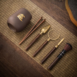 Tea Ceremony Six Gentlemen Kung Fu Tea Set Accessories 6-Piece Set Tea Making Tools Tea Knife Tea Clip Tea Pen 5
