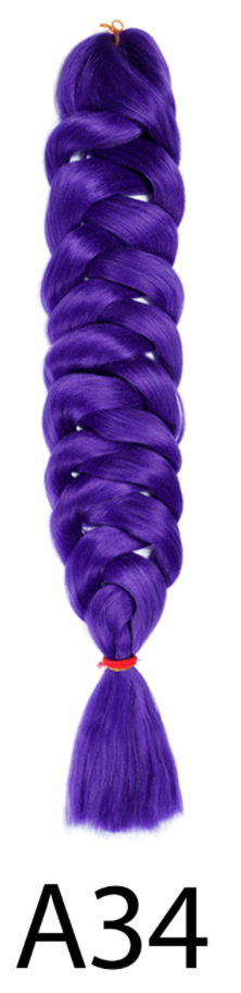 Peruca de comercio exterior fibra química africana gran trenza 165g trenza jumbo trenza cabello de alta temperatura seda trenza