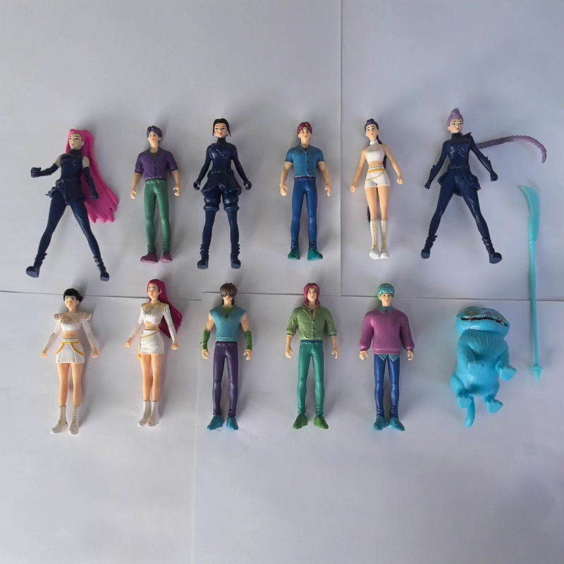 跨境新品 2-4.5寸猎魔女团手办鲁米/米拉/佐依公仔袋装|undefined