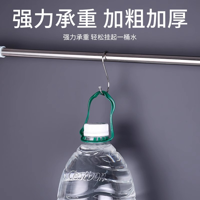 Acero inoxidable en forma de gancho s gancho grueso multifuncional salchicha de cocina bacon cocina dormitorio de estudiantes gancho sólido