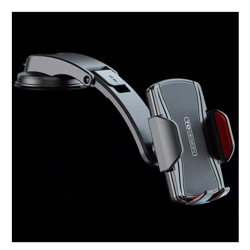 镜面夹子吸盘支架 瀑布吸盘 TPU支架 车载支架