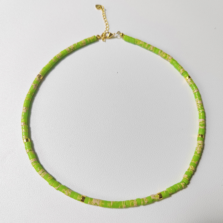 1 Piece Quantity Street Occasion Casual Color Block Mixed Materials Necklace