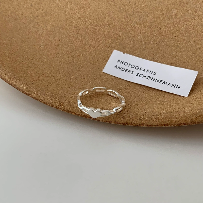 Серебряное кольцо 925 пробы, матовая отделка, стиль легкой роскоши, середний палец, не тускнеет