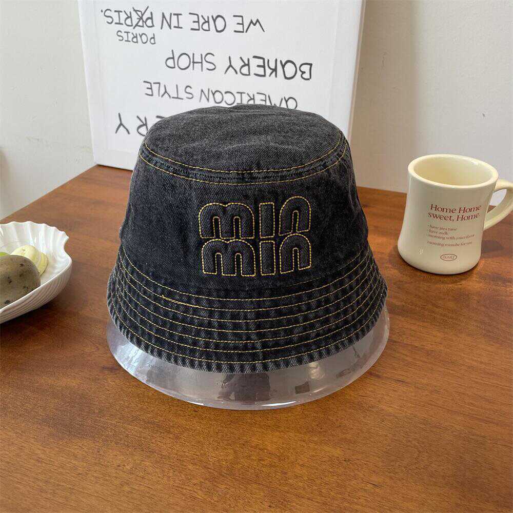 Inswind retro vaquero lavable sombrero pescador mujer estilo coreano versátil cara pequeña sombrero de viaje sombrero de sol de vacaciones