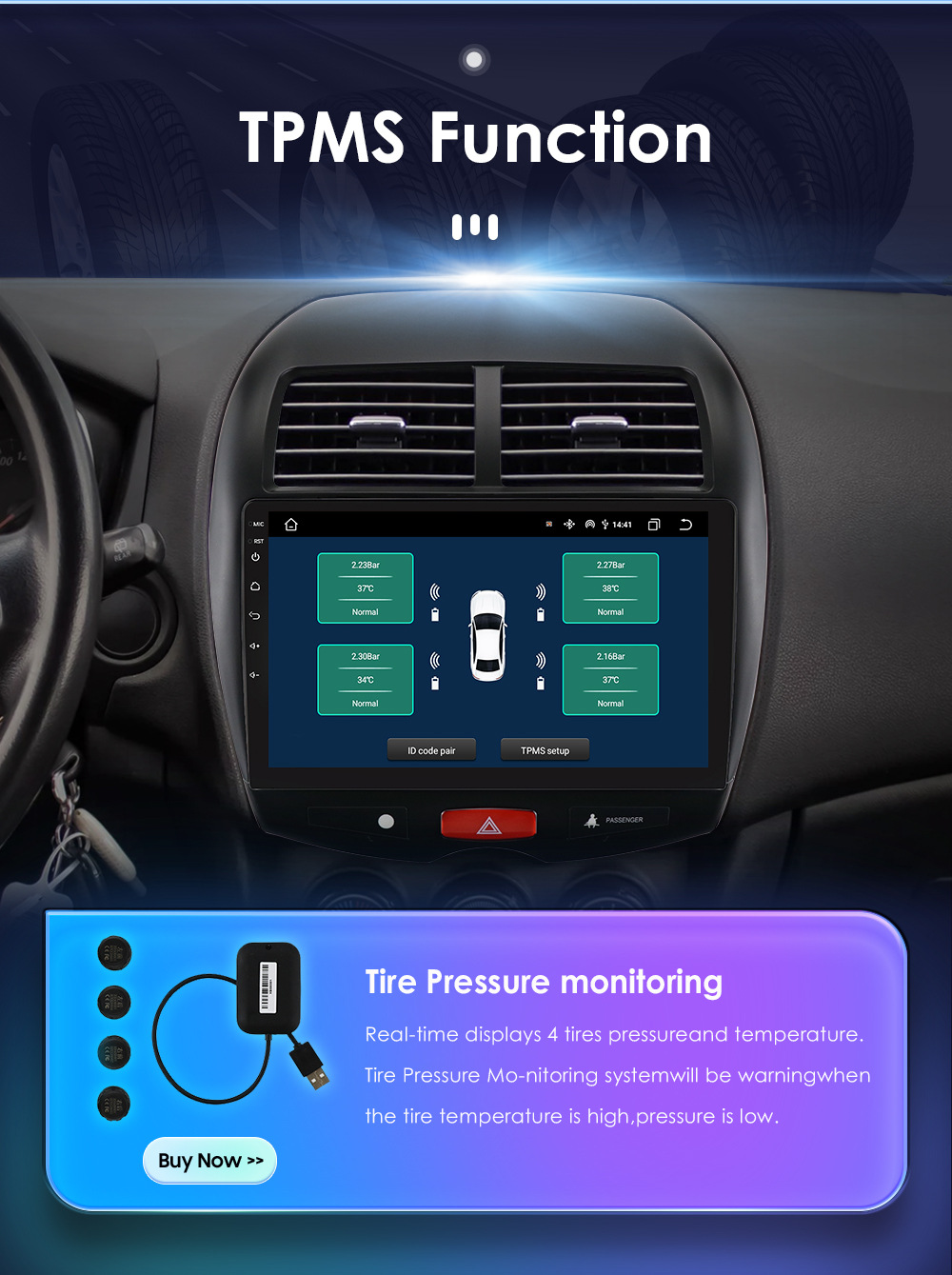 10inch Suitable for Mitsubishi Jinxuan Android Large Screen Car Mp5 Player Gps Navigation Reversing Image All-In-One Machine